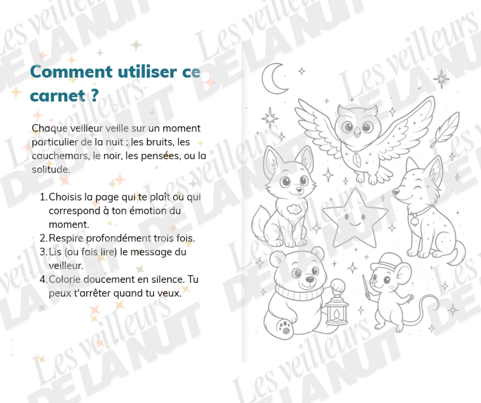 Carnet de coloriage des veilleurs – Image 4