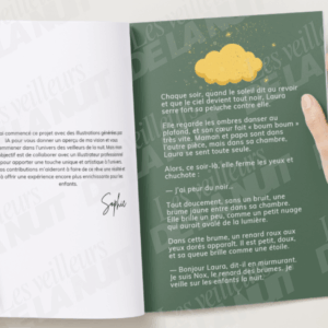 Conte illustré « Laura a peur du noir »