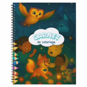 Carnet de coloriage des veilleurs