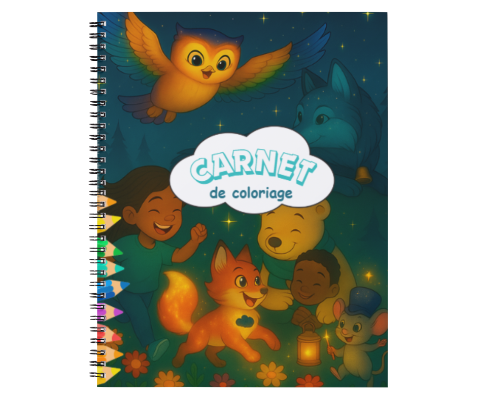 Carnet de coloriage des veilleurs